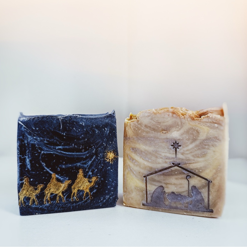 Nativity Christmas Soap Set